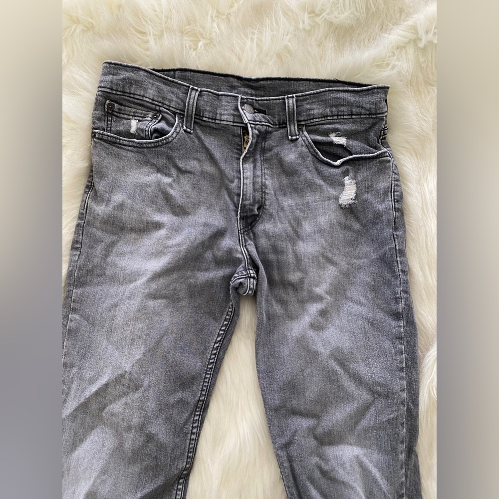 Men’s Levi’s Jeans 511 in Gray, Distressed